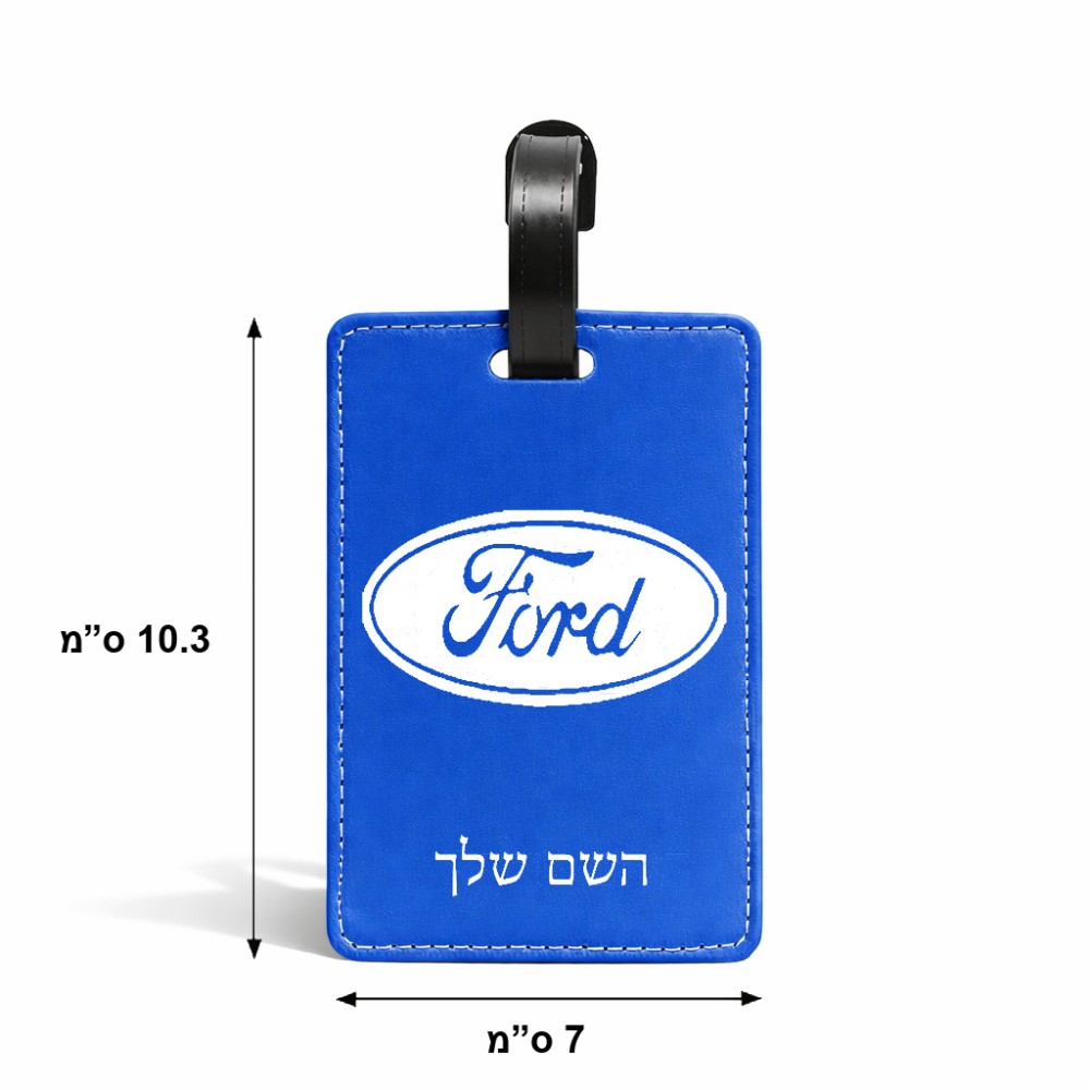 תווית לסימון מזוודה \ תיק בעיצוב אישי עם השם שלך בעיצוב לחצות גודל 10.3 × 7 ס"מ