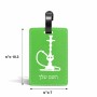 תווית לסימון מזוודה \ תיק בעיצוב אישי עם השם שלך בעיצוב נרגילה גודל 10.3 × 7 ס"מ