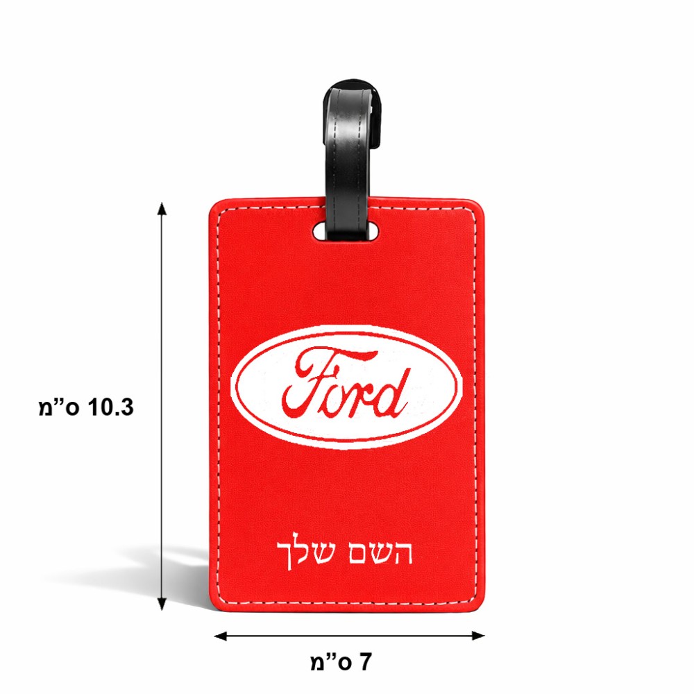תווית לסימון מזוודה \ תיק בעיצוב אישי עם השם שלך בעיצוב לחצות גודל 10.3 × 7 ס"מ