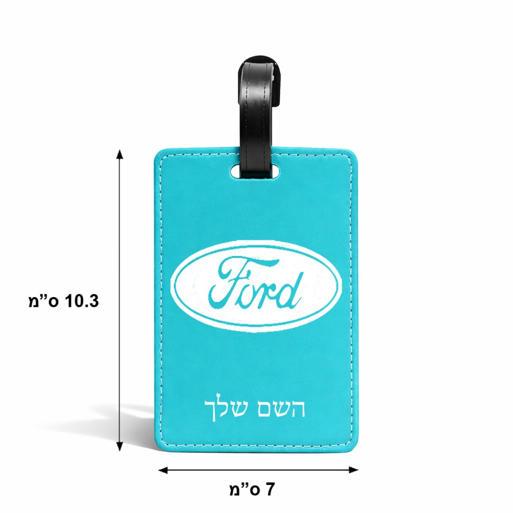 תווית לסימון מזוודה \ תיק בעיצוב אישי עם השם שלך בעיצוב לחצות גודל 10.3 × 7 ס"מ