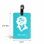 תווית לסימון מזוודה \ תיק בעיצוב אישי עם השם שלך בעיצוב צ'ה גווארה גודל 10.3 × 7 ס"מ
