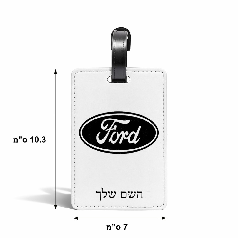 תווית לסימון מזוודה \ תיק בעיצוב אישי עם השם שלך בעיצוב לחצות גודל 10.3 × 7 ס"מ