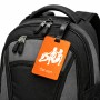 תווית לסימון מזוודה \ תיק בעיצוב אישי עם השם שלך בעיצוב מזלות - תאומים גודל 10.3 × 7 ס"מ