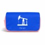 תיק איפור  בעיצוב אישי עם השם שלך בעיצוב באר נפט גודל 11 × 22 × 10 ס"מ