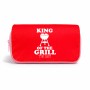 תיק איפור  בעיצוב אישי עם השם שלך בעיצוב מלך הגריל גודל 11 × 22 × 10 ס"מ