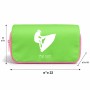 תיק איפור  בעיצוב אישי עם השם שלך בעיצוב אופנוע ים גודל 11 × 22 × 10 ס"מ