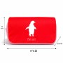 תיק איפור  בעיצוב אישי עם השם שלך בעיצוב פינגווין גודל 11 × 22 × 10 ס"מ