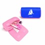 תיק איפור  בעיצוב אישי עם השם שלך בעיצוב מזלות - בתולה גודל 11 × 22 × 10 ס"מ