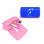תיק איפור  בעיצוב אישי עם השם שלך בעיצוב כדורסל אולימפי גודל 11 × 22 × 10 ס"מ