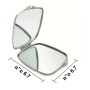 מראה לאיפור מאקאפ בעיצוב אישי עם השם שלך בעיצוב פינגווין גודל 6.7 × 6.7 ס"מ