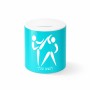 קופת צדקה \ חיסכון קרמית בעיצוב אישי עם השם שלך בעיצוב לוחמים אולימפיים גודל הקופה 20 × 25 ס"מ