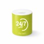 קופת צדקה \ חיסכון קרמית בעיצוב אישי עם השם שלך בעיצוב 24 ביולי גודל הקופה 20 × 25 ס"מ