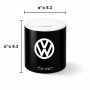קופת צדקה \ חיסכון קרמית בעיצוב אישי עם השם שלך בעיצוב פולקסווגן גודל הקופה 20 × 25 ס"מ