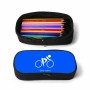 קלמר בעיצוב אישי עם השם שלך בעיצוב אופניים אולימפיים גודל 23 × 7 × 12 ס"מ