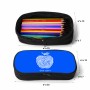 קלמר בעיצוב אישי עם השם שלך בעיצוב הדפס תפוח גודל 23 × 7 × 12 ס"מ