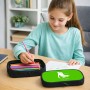קלמר בעיצוב אישי עם השם שלך בעיצוב סקי גודל 23 × 7 × 12 ס"מ