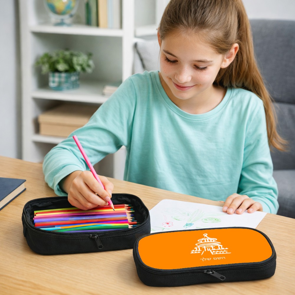 קלמר בעיצוב אישי עם השם שלך בעיצוב פגודה - יפן גודל 23 × 7 × 12 ס"מ