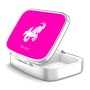 קופסאת כדורים בעיצוב אישי עם השם שלך בעיצוב מזלות - גדי גודל 5.6 × 4 ס"מ