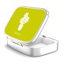 קופסאת כדורים בעיצוב אישי עם השם שלך בעיצוב פרח גודל 5.6 × 4 ס"מ