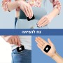 קופסאת כדורים בעיצוב אישי עם השם שלך בעיצוב דוב גודל 5.6 × 4 ס"מ
