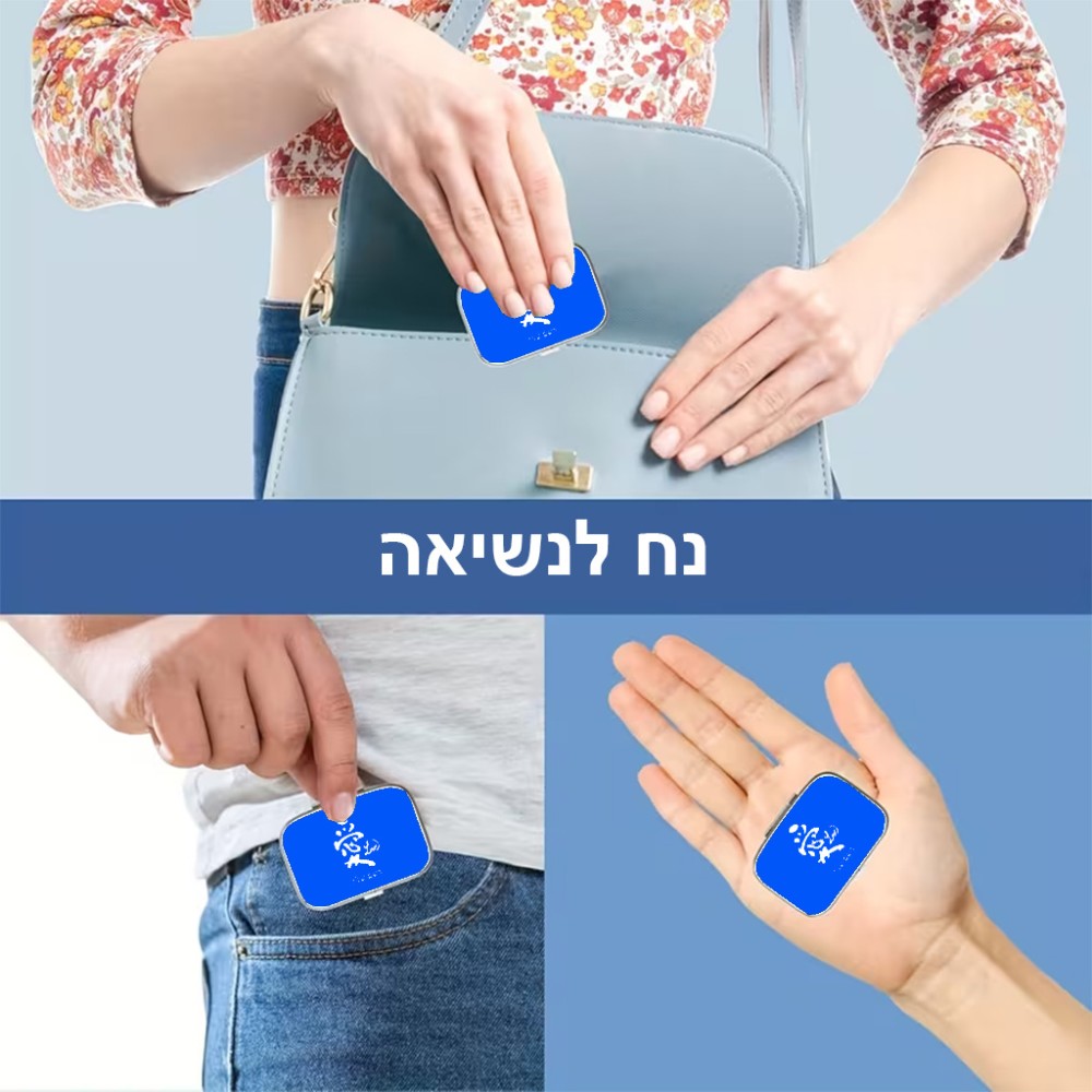 קופסאת כדורים בעיצוב אישי עם השם שלך בעיצוב אהבה באותיות יפניות גודל 5.6 × 4 ס"מ