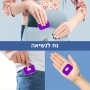 קופסאת כדורים בעיצוב אישי עם השם שלך בעיצוב חזיר גודל 5.6 × 4 ס"מ