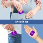 קופסאת כדורים בעיצוב אישי עם השם שלך בעיצוב אהבה באותיות יפניות גודל 5.6 × 4 ס"מ