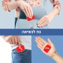 קופסאת כדורים בעיצוב אישי עם השם שלך בעיצוב פארקורינג גודל 5.6 × 4 ס"מ