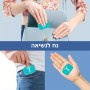 קופסאת כדורים בעיצוב אישי עם השם שלך בעיצוב הרמת משקולות גודל 5.6 × 4 ס"מ