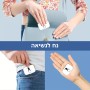 קופסאת כדורים בעיצוב אישי עם השם שלך בעיצוב אישה שטן גודל 5.6 × 4 ס"מ