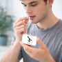 קופסאת כדורים בעיצוב אישי עם השם שלך בעיצוב טלסקופ גודל 5.6 × 4 ס"מ