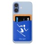 ארנק כרטיסי אשראי לטלפון בעיצוב אישי עם השם שלך בעיצוב סקי אולימפי גודל 6.6 × 9.7 ס"מ