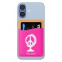 ארנק כרטיסי אשראי לטלפון בעיצוב אישי עם השם שלך בעיצוב גלובוסי שלום גודל 6.6 × 9.7 ס"מ