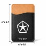 ארנק כרטיסי אשראי לטלפון בעיצוב אישי עם השם שלך בעיצוב קרייזלר גודל 6.6 × 9.7 ס"מ