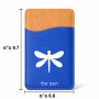ארנק כרטיסי אשראי לטלפון בעיצוב אישי עם השם שלך בעיצוב שפירית גודל 6.6 × 9.7 ס"מ
