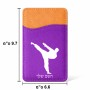 ארנק כרטיסי אשראי לטלפון בעיצוב אישי עם השם שלך בעיצוב קרטה גודל 6.6 × 9.7 ס"מ