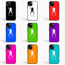 כיסוי בעיצוב אישי עם השם שלך לדגם - Apple iPhone 15 Plus בעיצוב אישה שטן