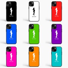כיסוי בעיצוב אישי עם השם שלך לדגם - Apple iPhone 15 Plus בעיצוב אישה בהריון