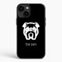 כיסוי בעיצוב אישי עם השם שלך לדגם - Apple iPhone 15 Plus בעיצוב פרצוף בולדוג