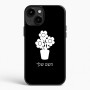 כיסוי בעיצוב אישי עם השם שלך לדגם - Apple iPhone 15 Plus בעיצוב פרח