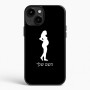 כיסוי בעיצוב אישי עם השם שלך לדגם - Apple iPhone 15 Plus בעיצוב אישה בהריון