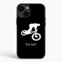 כיסוי בעיצוב אישי עם השם שלך לדגם - Apple iPhone 15 Plus בעיצוב רוכב אופניים