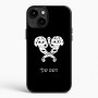 כיסוי בעיצוב אישי עם השם שלך לדגם - Apple iPhone 15 Plus בעיצוב פרחי קרן