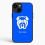 כיסוי בעיצוב אישי עם השם שלך לדגם - Apple iPhone 15 Plus בעיצוב פרצוף בולדוג