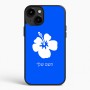 כיסוי בעיצוב אישי עם השם שלך לדגם - Apple iPhone 15 Plus בעיצוב פרח היביסקוס
