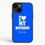 כיסוי בעיצוב אישי עם השם שלך לדגם - Apple iPhone 15 Plus בעיצוב אוהבת את החבר שלי