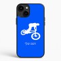 כיסוי בעיצוב אישי עם השם שלך לדגם - Apple iPhone 15 Plus בעיצוב רוכב אופניים