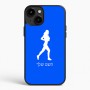 כיסוי בעיצוב אישי עם השם שלך לדגם - Apple iPhone 15 Plus בעיצוב רץ רץ אישה