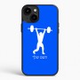 כיסוי בעיצוב אישי עם השם שלך לדגם - Apple iPhone 15 Plus בעיצוב הרמת משקולות