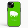 כיסוי בעיצוב אישי עם השם שלך לדגם - Apple iPhone 15 Plus בעיצוב חזיר